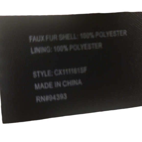 Coffee Shop New York CreamVest Shacket soft faux fur 1X EUC - Picture 4 of 4